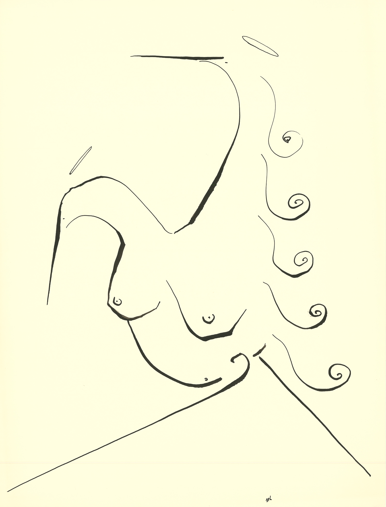 <i>Anger</i><br>Ink on paper<br>24 X 18 Inches<br>November - 1982<br>